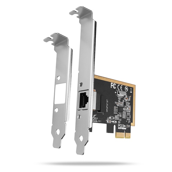 AXAGON PCEE-GRF PCIE GIGABIT ETHERNET (Gigabit Ethernet PCI-Express hálózati kártya a Realtek chipkészlettel)