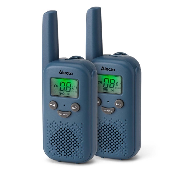 Alecto FR10BU Walkie-Talkie szett ,2 db ,Hatótáv: 6 km , 8 csatorna ,PTT / VOX | 24 órás készenlét