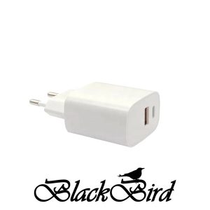 BLACKBIRD Hálózati Adapter T131 25W, Fehér