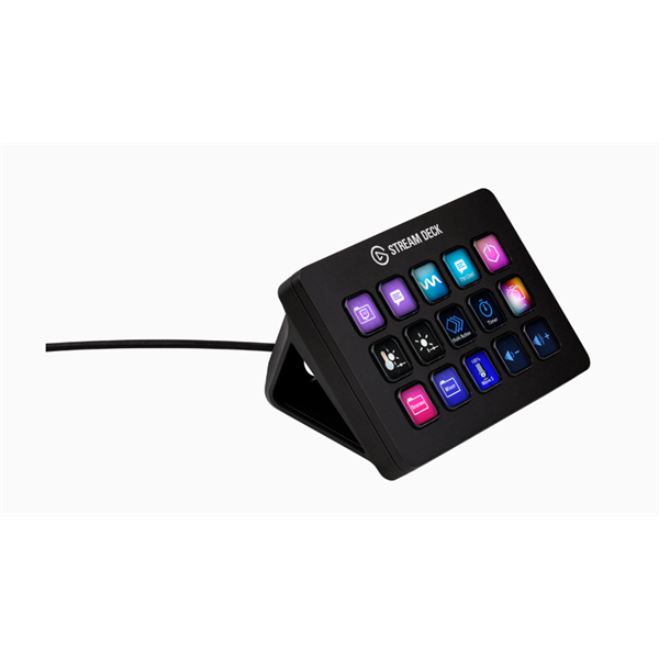 CORSAIR ELGATO STREAM DECK MK.2, 15 Testreszabható LCD Billentyű, fekete