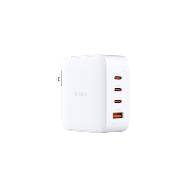 D-LINK Hálózati Adapter 140W GAN 3xUSB-C + 1xUSB, DCF-141/E