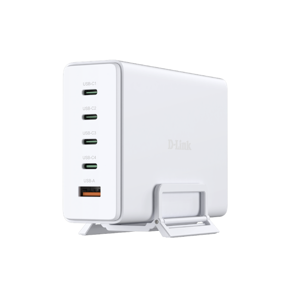 D-LINK Hálózati Adapter 240W GAN 4xUSB-C + 1xUSB, DCF-241/E