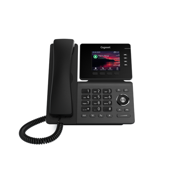 GIGASET P810B IP PRO IP asztali telefon, színes TFT kijelző, 4 funckiós LED billentyűk, HD hang, POE képes, Bluetooth