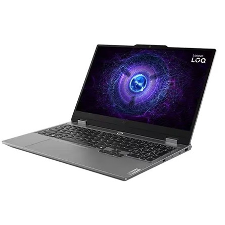 Lenovo LOQ 15ARP10E gaming notebook szürke (144Hz FreeSync; Luna Grey)
