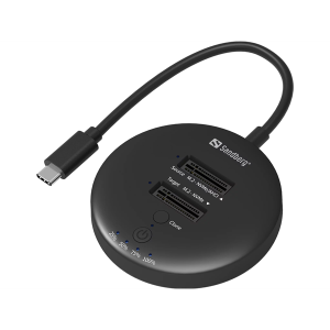 SANDBERG USB3.2 Cloner Dock for NVMe M.2 SSD