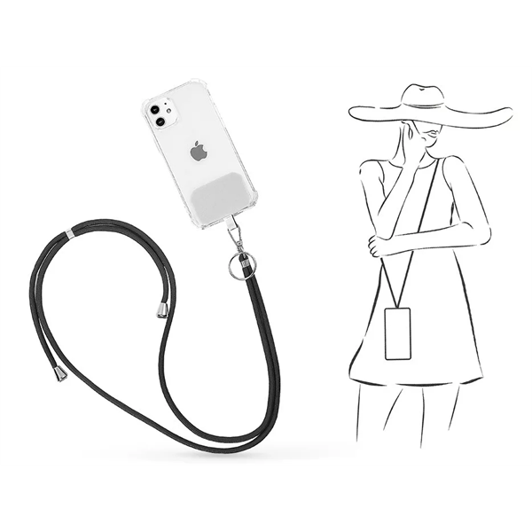 SETTY UNIVERZÁLIS TELEFONTARTÓ NYAKPÁNT - SETTY ST1-1 - FEKETE