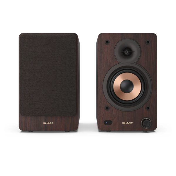 SHARP CP-SS30BR 2.0 Polchangszóró, 60W, USB/Bluetooth, Barna