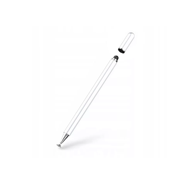 TECH-PROTECT CHARM STYLUS PEN ÉRINTŐCERUZA - WHITE/SILVER