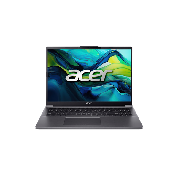 ACER Aspire A16-71M-77CC, 16" WUXGA, OLED, Intel Core Ultra 7 155H, 16GB, 1TB SSD, UMA, DOS, acélszürke