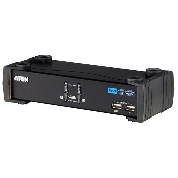 ATEN KVM Switch USB DVI + Audio, 2 port - CS1762A