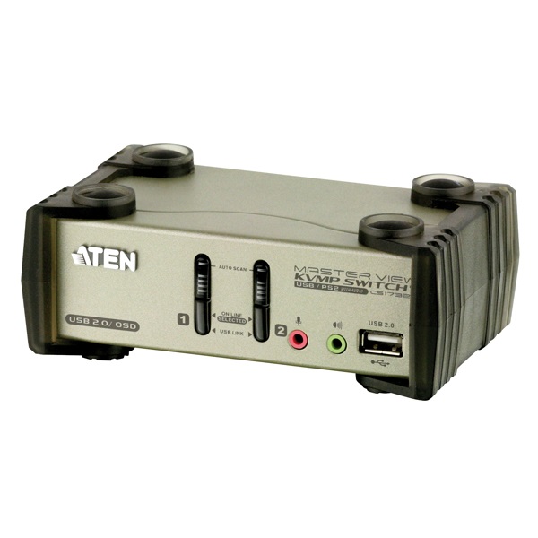 ATEN KVM Switch USB VGA + Audio, 2 port - CS1732B