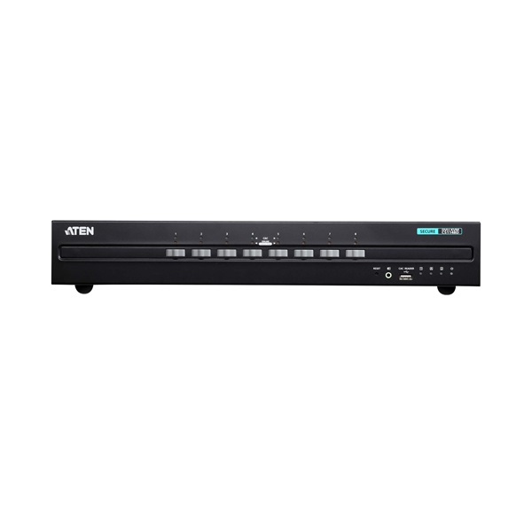 ATEN Switch 8-Port USB DVI Dual Display Secure KVM (PSS PP v3.2 Gen1 Compliant) - CS1148D-AT-G