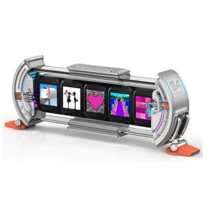 DIVOOM Times Gate, Cyberpunk Digitális LCD kijelző, szürke