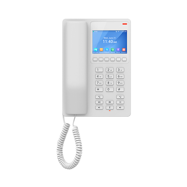 GRANDSTREAM VoIP Szállodatelefon, Fehér - GHP630