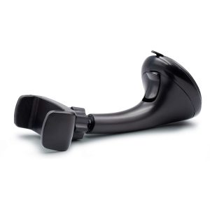 HADRON Autós Mobiltelefon Tartó 3,5"-7"-es készülékekhez, szélvédőre, fekete