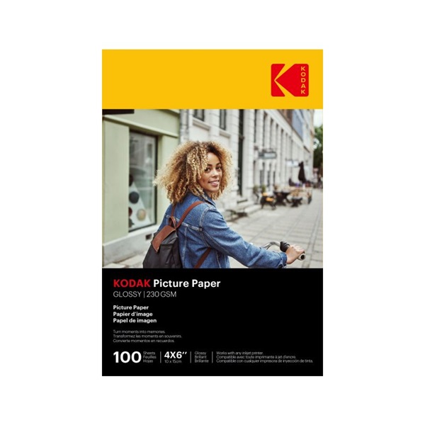 KODAK Fine Art fotópapír - High Gloss 230g, 10x15, 100db