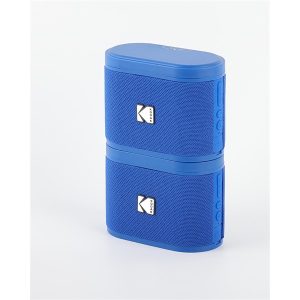 KODAK Soundbrix hordozható hangfal, összekapcsolható, moduláris, 2db, kék