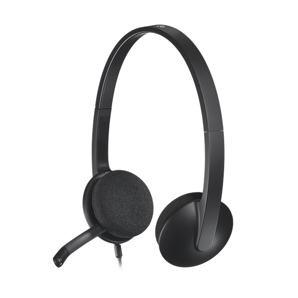 LOGITECH Headset H340 fekete