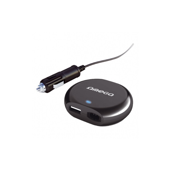 OMEGA Notebook Adapter Univerzális DC Mini Autós USB porttal