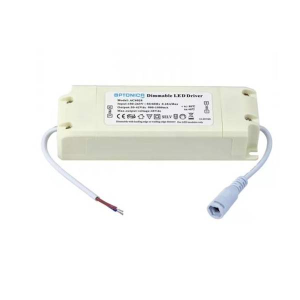 OPTONICA LED Panel Tápegység 36W, DC: 38-42V, 900mA - AC6019