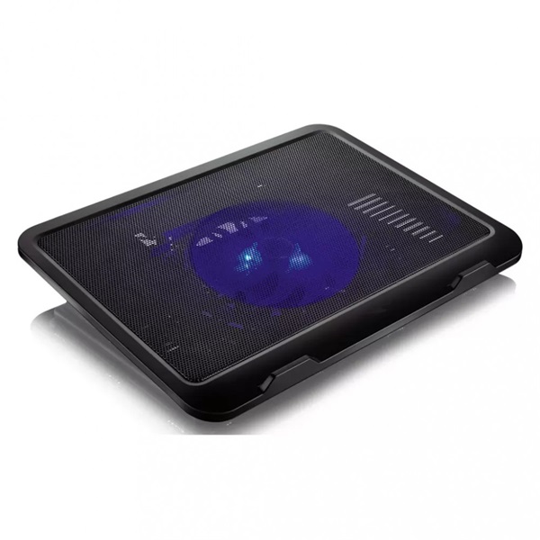 PLATINET Hűtő Notebookhoz 1 ventillátoros, fekete