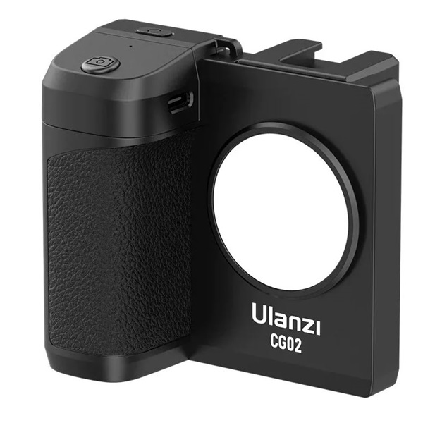 ULANZI CG-02 okostelefon markolat, bluetooth kioldóval, fekete