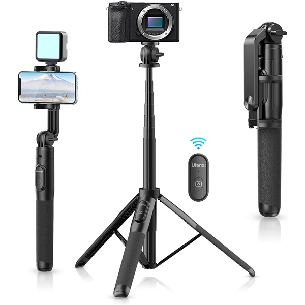 ULANZI SK-03 szelfie állvány, monopod, bluetooth adapter, 30-160cm magasság