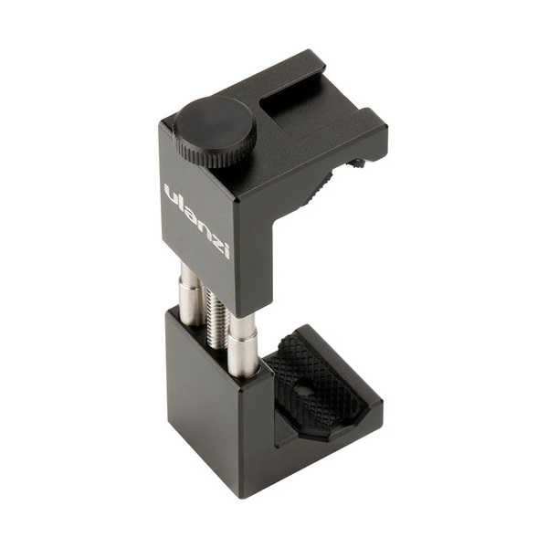 ULANZI ST-02S alumínium telefon adapter, vakupapucs csatlakozóval, fekete