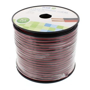 WELL Hangszóró kábel, audio kábel, 2x1,50, 100m