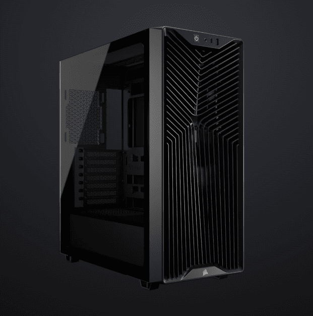 Corsair 3200D RS táp nélküli ablakos Mid Tower számítógépház fekete
