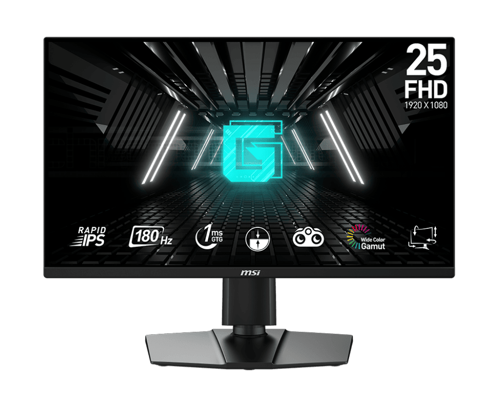 MSI G255PF E2 24.5" IPS LED gaming monitor fekete 180Hz FreeSync