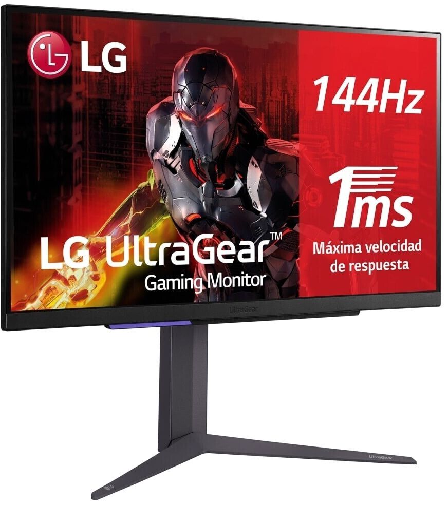 LG Gaming 144Hz IPS monitor 27" 27GR93U, 3840x2160, 16:9, 400cd/m2, 1ms, 2xHDMI/DisplayPort/3xUSB, Pivot