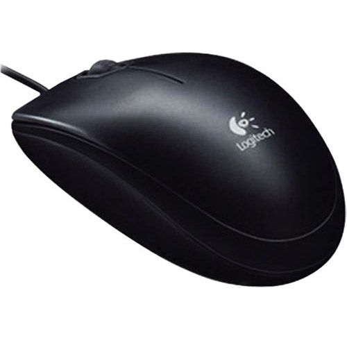 Logitech B100 optikai egér fekete USB OEM /910-003357/