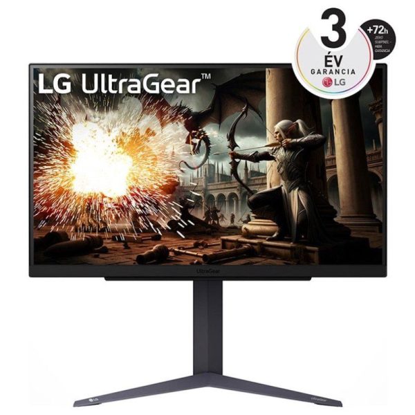 LG Gaming 180Hz IPS monitor 27" 27GS75Q, 2560x1440, 16:9, 300cd/m2, 1ms, 2xHDMI/DisplayPort, áll. mag, pivot, HDR10