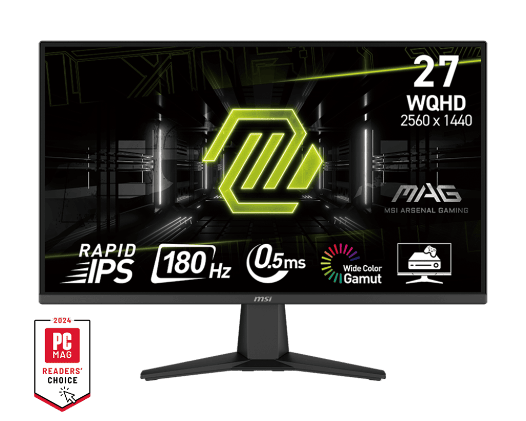 MSI MAG 275QF 27" IPS QHD 180Hz Monitor, fekete