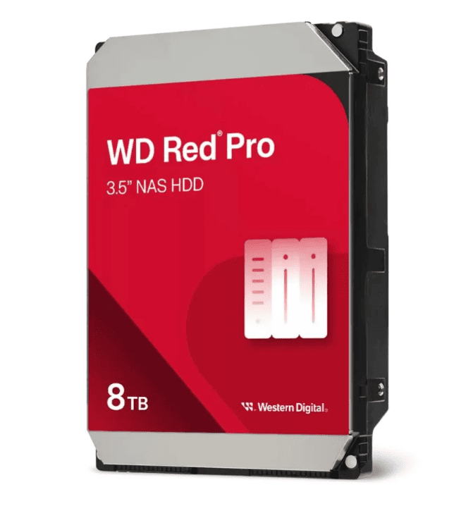 Western Digital HDD 8TB Red Pro 3,5" SATA3 7200rpm 256MB - WD8005FFBX