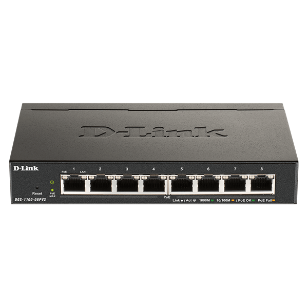 D-link 8-Port PoE Gigabit Smart Managed Switch