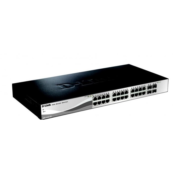 D-Link 24 10/100/1000 Base-T port with 4 x 1000Base-T /SFP ports