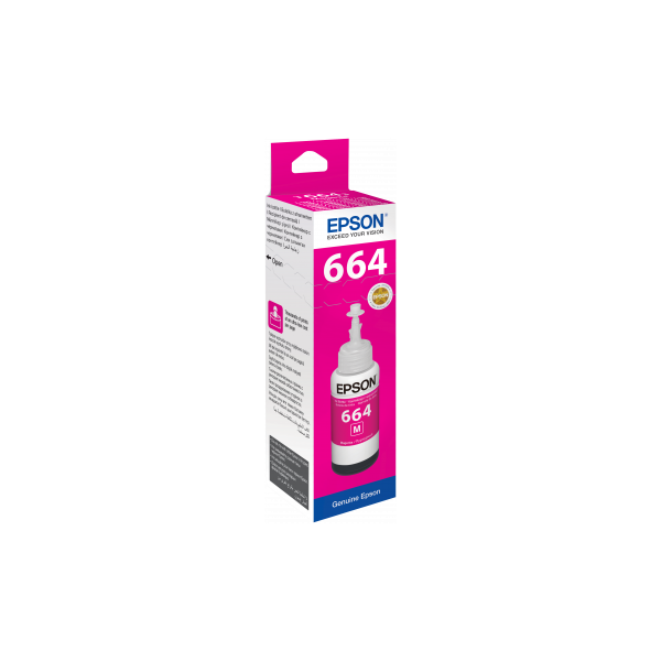 Epson tintatartály, T6643, L sorozathoz, bíbor