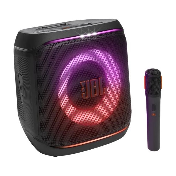 JBL PARTYBOX Encore 2 Bluetooth hangszóró mikrofonnal, 100W, dinamikus fényshow, Pro Sound, AI Sound Boost