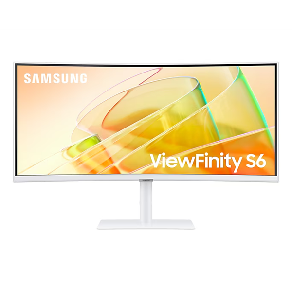 Samsung LS34C650TAUXEN – 34" ViewFinity S65TC UWQHD ívelt Üzleti Monitor, fehér