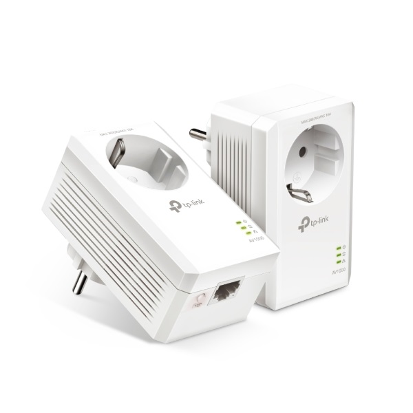 TP-LINK AV1000 GIGABIT PASSTHROUGH POWERLINE STARTER KI