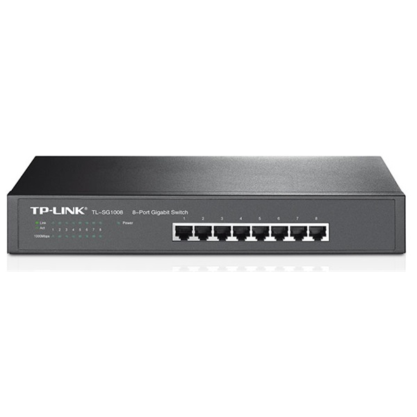 TP-LINK TL-SG1008  8Port Gigabit Switch metal