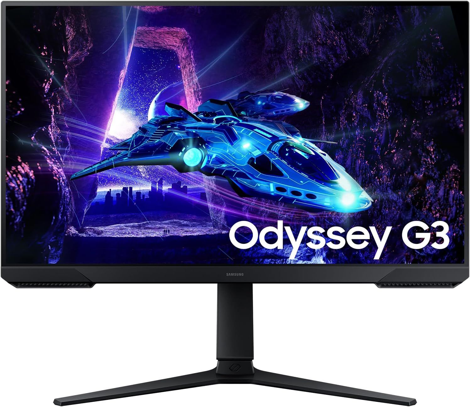 SAMSUNG Gaming 180Hz VA monitor 27" Odyssey G3, 1920x1080, 16:9, 250cd/m2, 1ms, HDMI/DisplayPort, Pivot