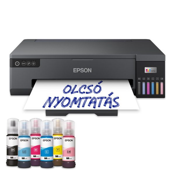 Epson EcoTank L18050 színes tintasugaras fotónyomtató, A3+, 6 szín, WiFi