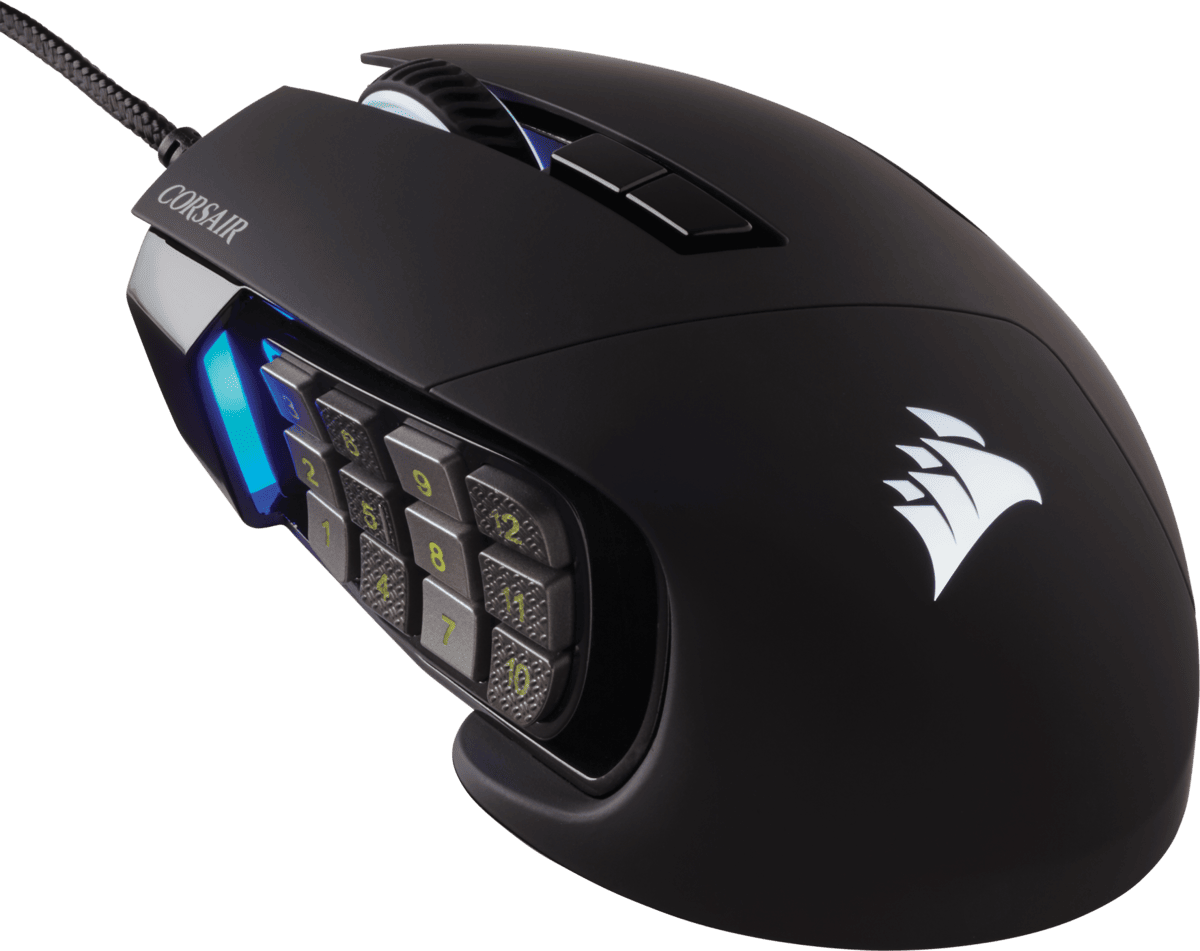 CORSAIR SCIMITAR RGB ELITE Optical MOBA/MMO Gamer egér