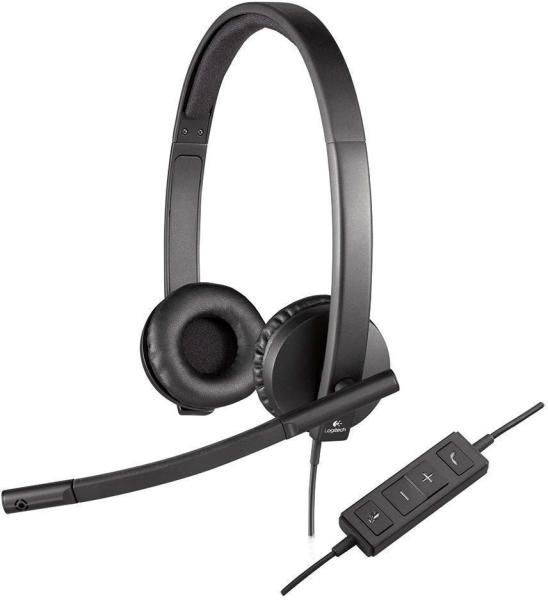 LOGITECH Fejhallgató 2.0 - H570E Stereo Vezetékes Mikrofonos, Fekete