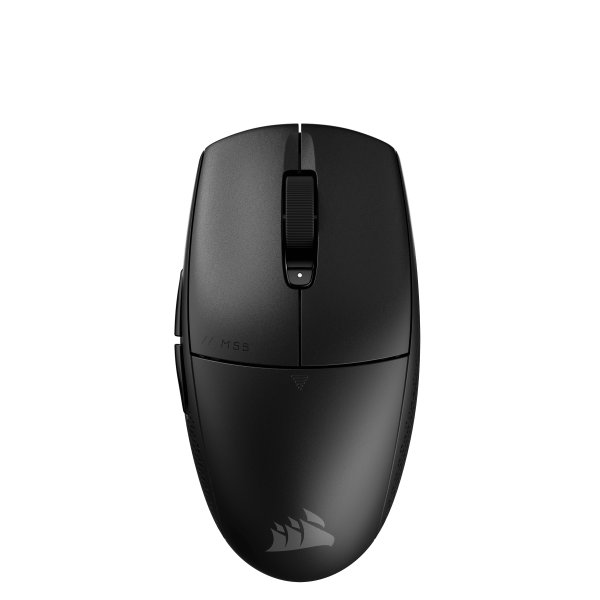 CORSAIR M55 Wireless Gamer egér, vezeték nélküli, fekete
