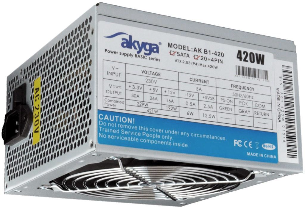 Akyga Basic 420W OEM tápegység - AK-B1-420