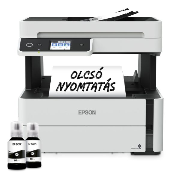 Epson EcoTank M3170 mono A4 tintasugaras MFP, ADF, fax, duplex, LAN, WiFi